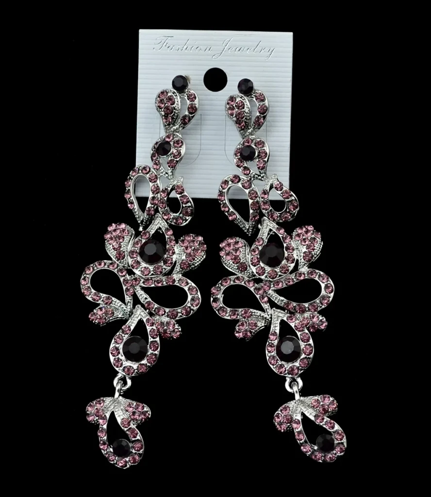 boucle d'oreille fleur or