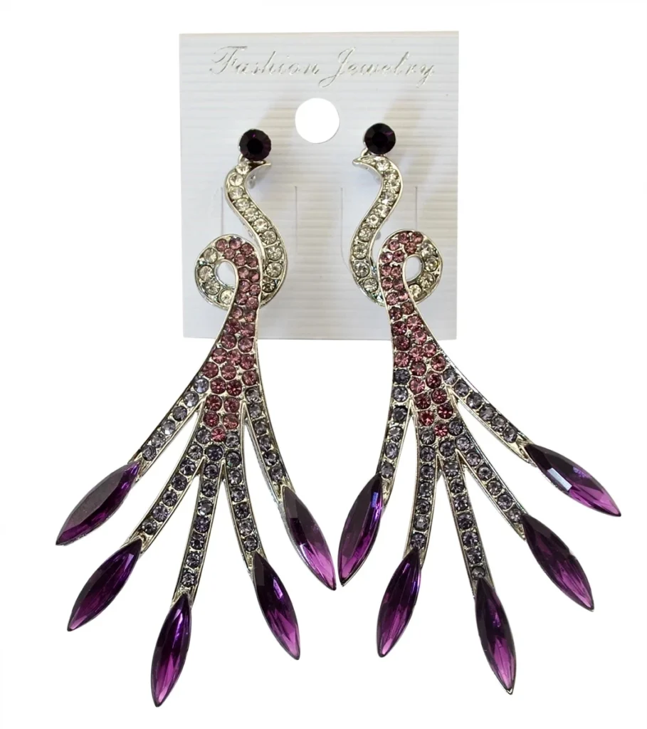 boucle d'oreille goutte d'eau argent