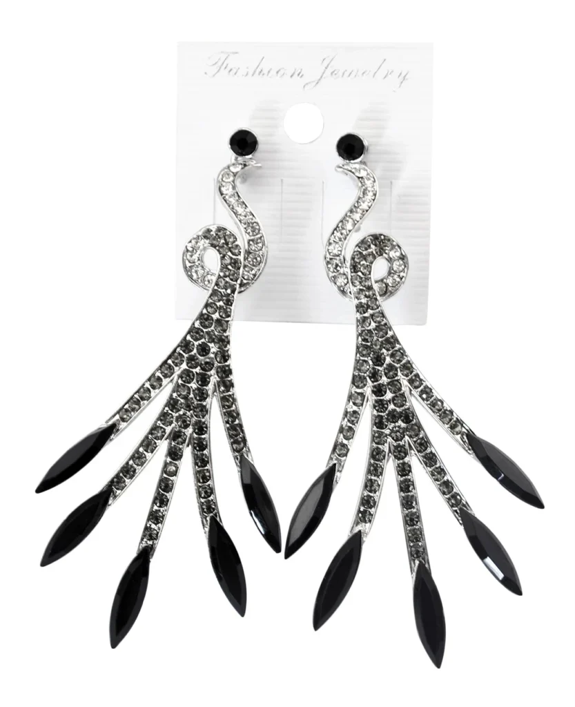 boucle d'oreille en argent